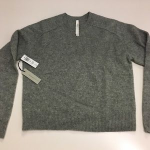 The Group by Babaton Grey Cashmere Sweater